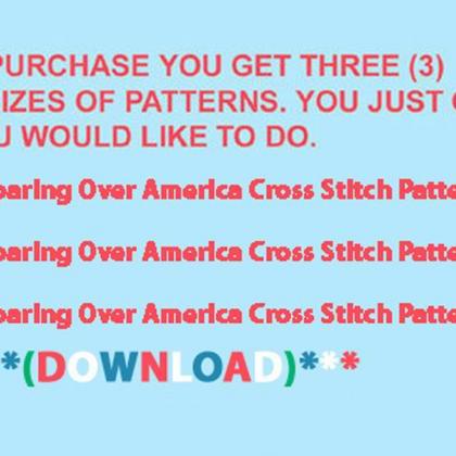 Soaring Over America Cross Stitch..
