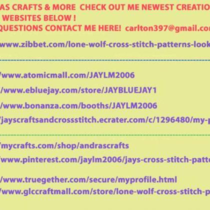 ( Crafts ) Lion & Cubs Cross Stitch..