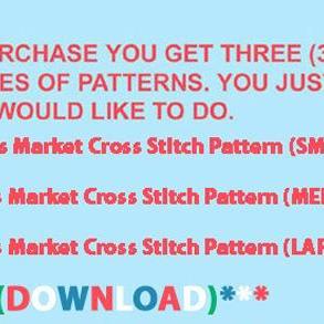 Crafts Paris Market Cross Stitch..