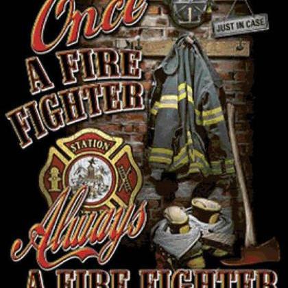 Crafts Once A Fire-fighter Cross Stitch..