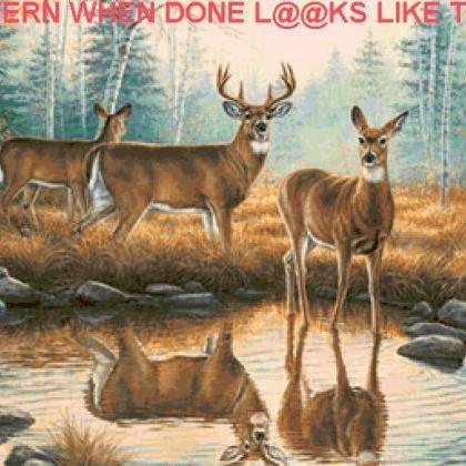 CRAFTS Deer Reflections Cross Stitc..