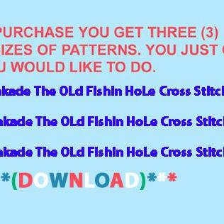 Crafts The OLd Fishing HoLe Cross S..