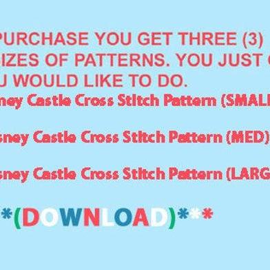 Crafts Cinderellas Castle Cross Stitch..