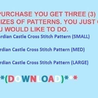 Guardian Castle Cross Stitch Pattern***look***..