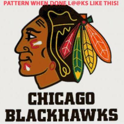 Chicago Blackhawks Logo Cross Stitc..