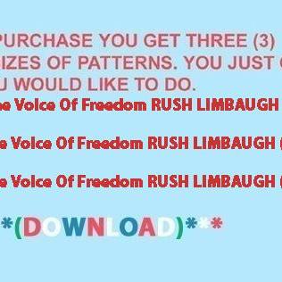 ( Crafts ) The Voice Of Freedom Rush Limbaugh..