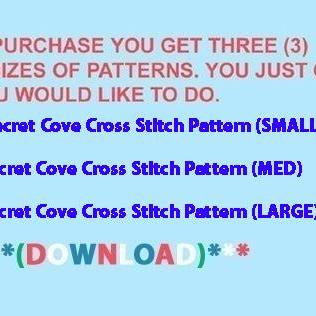 ( CRAFTS ) Secret Cove Cross Stitch..