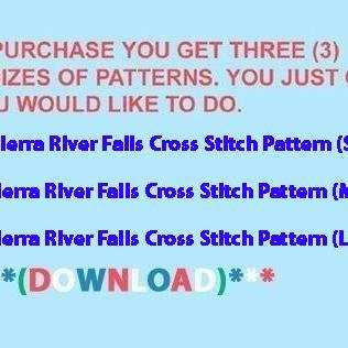( CRAFTS ) Sierra River Falls Cross..