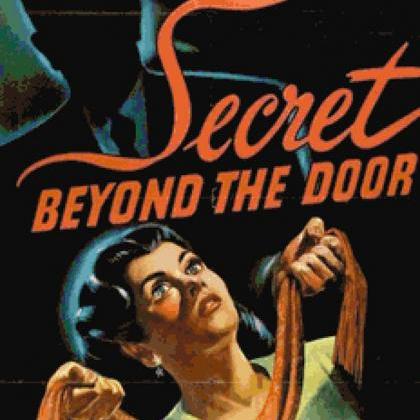 Lobby Card Secret Beyond The Door Cross Stitch..