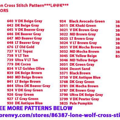 ( Crafts ) White Buffalo Maiden Cross Stitch..