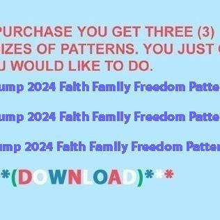Faith Family Freedom Cross Stitch..