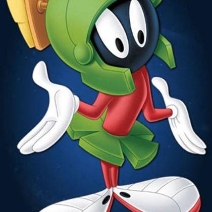 Marvin The Martian Cross Stitch..