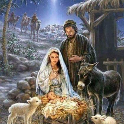 ( CRAFTS ) Baby Christ Child Cross ..