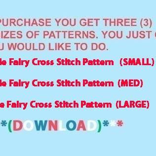 Pixie Fairy Cross Stitch Pattern***look***buyers..