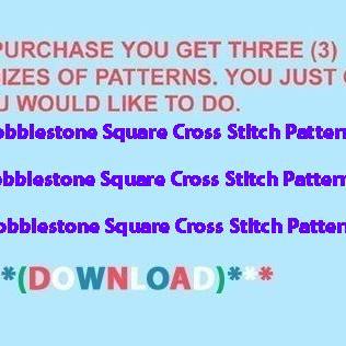 Cobblestone Square Cross Stitch..
