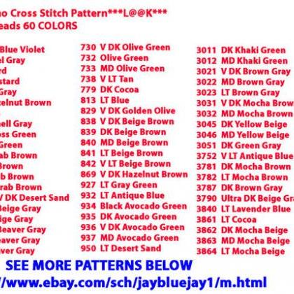 The Alamo Cross Stitch Pattern Cross Stitch..