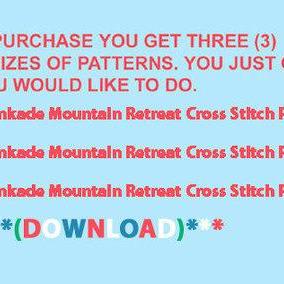 Mountain Retreat Cross Stitch..