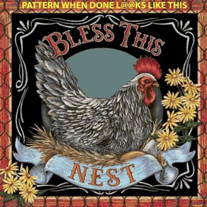Bless This Nest Cross Stitch..