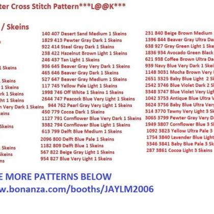 Winter Sleigh Ride Cross Stitch..