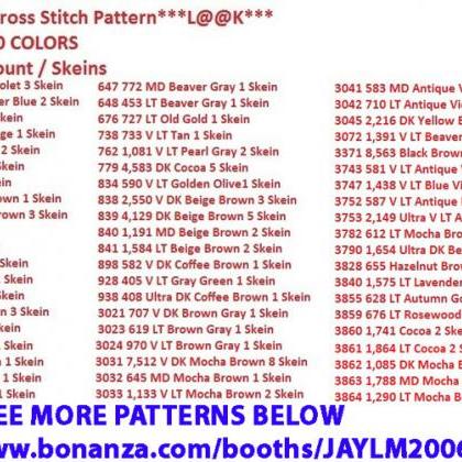 Chocolate Lab Cross Stitch Pattern***look***buyers..