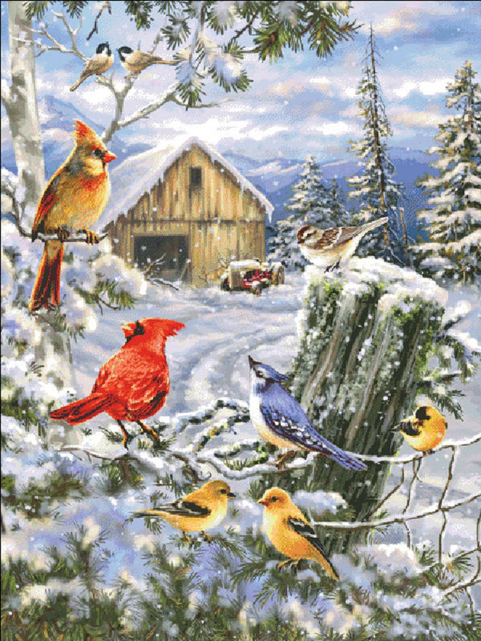 Frosty Morning Song Cross Stitch Pattern***look***buyers Can Download Your Pattern As Soon As They Complete The Purchase