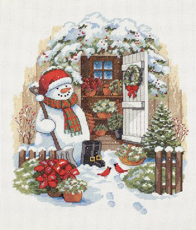 ( CRAFTS ) Snowmans Holiday Shed Cross Stitch Pattern***LOOK***Buyers Can Download Your Pattern As Soon As They Complete The Purchase