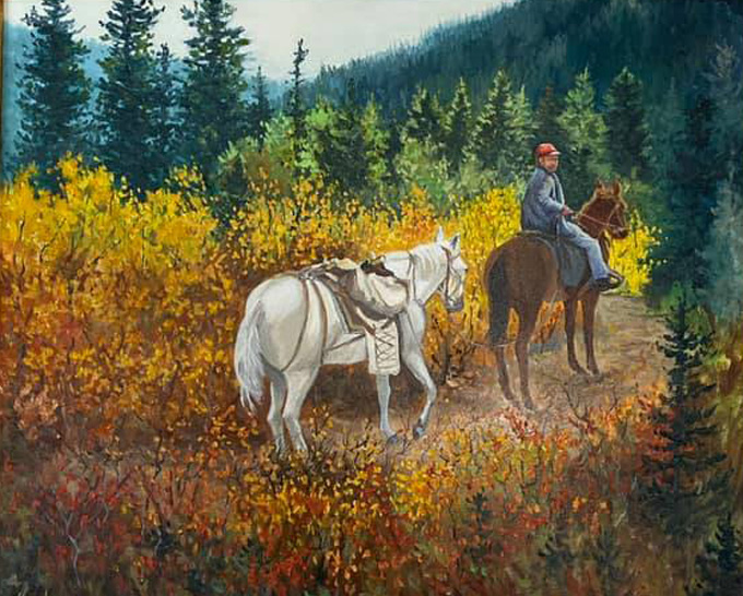 CRAFTS Horses Passage Through The Forest Cross Stitch Pattern***LOOK***Buyers Can Download Your Pattern As Soon As They Complete The Purchase