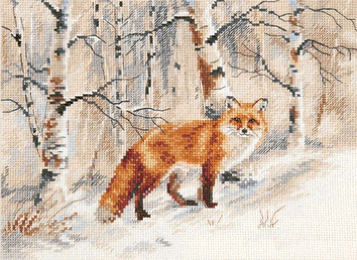 ( CRAFTS ) Winter Day Fox Cross Stitch Pattern***LOOK***Buyers Can Download Your Pattern As Soon As They Complete The Purchase