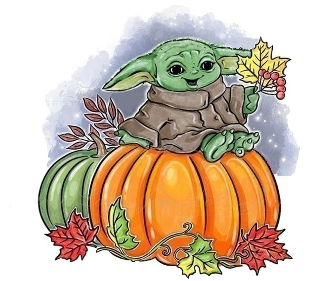 Crafts Fall Harvest Yoda Cross Stitch Pattern***look**buyers Can Download Your Pattern As Soon As They Complete The Purchase