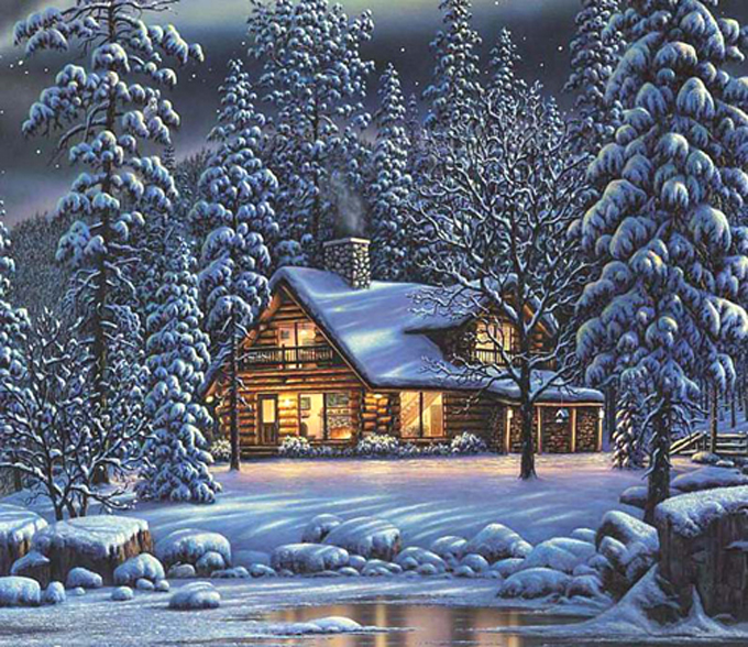 Cabin In The Woods Cross Stitch Pattern***look***buyers Can Download Your Pattern As Soon As They Complete The Purchase