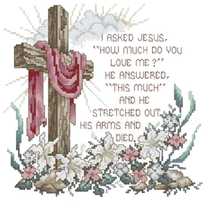( CRAFTS ) I Asked Jesus Cross Stitch Pattern***LOOK***Buyers Can Download Your Pattern As Soon As They Complete The Purchase