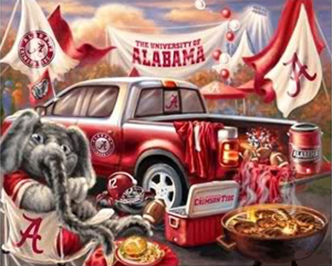 ( CRAFTS ) ALabama TaiLgate Cross Stitch Pattern***LOOK***Buyers Can Download Your Pattern As Soon As They Complete The Purchase