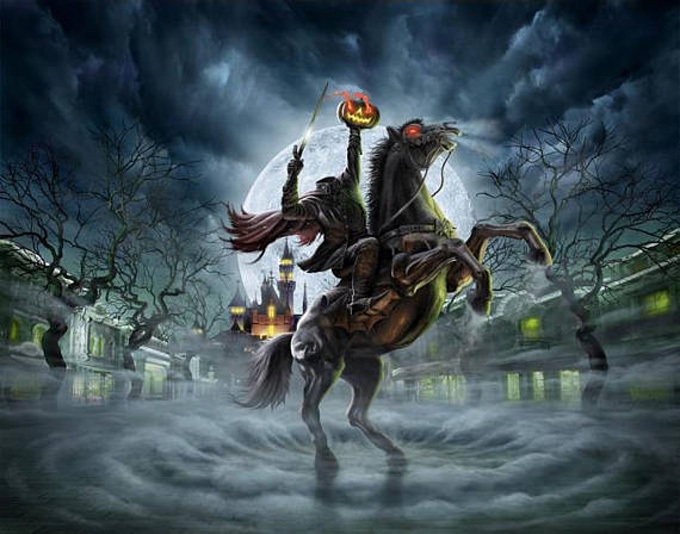 The Headless Horseman Cross Stitch Pattern***look***buyers Can Download Your Pattern As Soon As They Complete The Purchase
