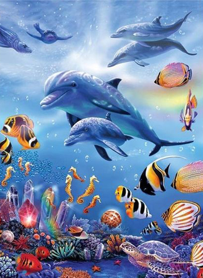 ( Crafts ) Under Water World Cross Stitch Patternn***look***buyers Can Download Your Pattern As Soon As They Complete The Purchase