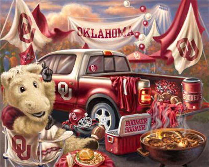 Oklahoma Sooners Tailgate Cross Stitch Pattern***look***buyers Can Download Your Pattern As Soon As They Complete The Purchase