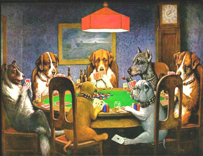 ( CRAFTS ) Dogs PLaying Poker Cross Stitch Pattern***LOOK***Buyers Can Download Your Pattern As Soon As They Complete The Purchase