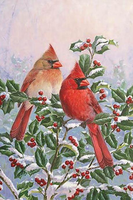 ( CRAFTS ) Cardinal Pair Cross Stitch Pattern***LOOK***Buyers Can Download Your Pattern As Soon As They Complete The Purchase