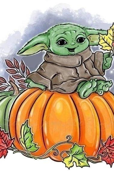 CRAFTS Fall Harvest Yoda Cross Stitch Pattern***LOOK**Buyers Can Download Your Pattern As Soon As They Complete The Purchase