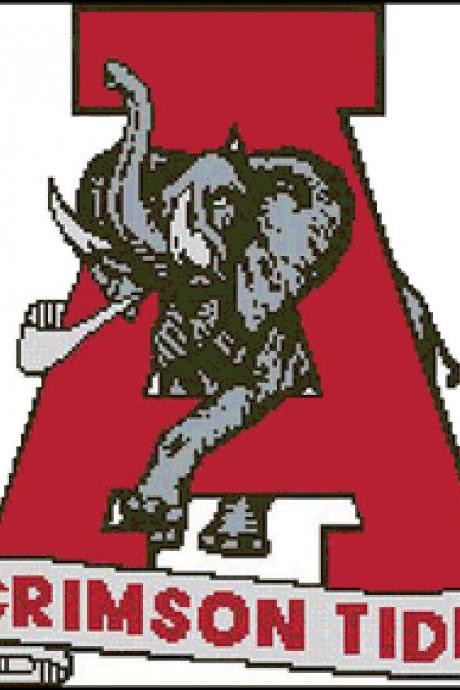 CRAFTS Alabama Crrimson Tide FootBall Cross Stitch Pattern***LOOK**Buyers Can Download Your Pattern As Soon As They Complete The Purchase