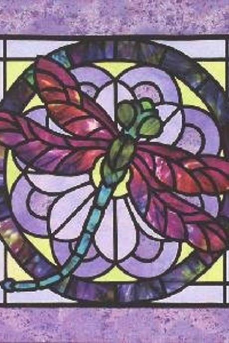 CRAFTS Stain Glass Dragonfly Cross Stitch Pattern ***LOOK*** Buyers Can Download Your Pattern As Soon As They Complete The Purchase