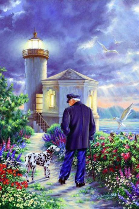 ( Crafts ) Light House Keeper Cross Stitch Pattern***look*** Buyers Can Download Your Pattern As Soon As They Complete The Purchase