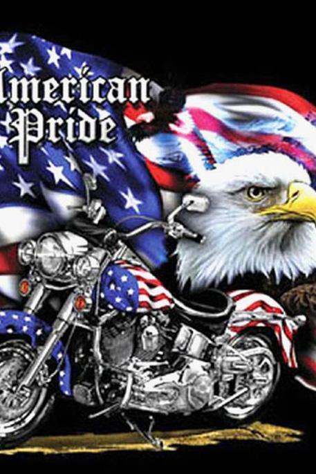 ( CRAFTS ) American Pride MotorCycle Cross Stitch Pattern***LOOK***Buyers Can Download Your Pattern As Soon As They Complete The Purchase