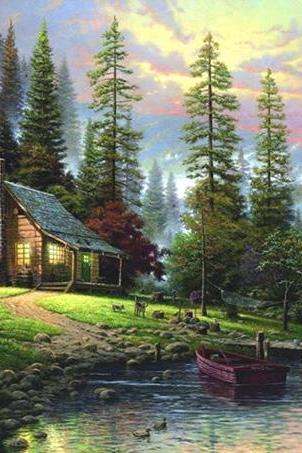( CRAFTS ) A Peaceful Retreat Cross Stitch Pattern***LOOK***Buyers Can Download Your Pattern As Soon As They Complete The Purchase