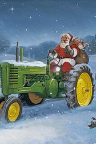 ( Crafts ) John Deere Santa Cross Stitch Pattern***look***buyers Can Download Your Pattern As Soon As They Complete The Purchase