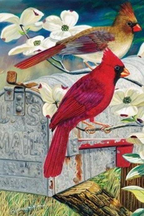( CRAFTS ) Red Bird Express Cross Stitch Pattern***LOOK***Buyers Can Download Your Pattern As Soon As They Complete The Purchase