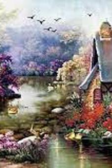 ( Crafts ) Stone Path Lodge Cross Stitch Pattern***look***buyers Can Download Your Pattern As Soon As They Complete The Purchase