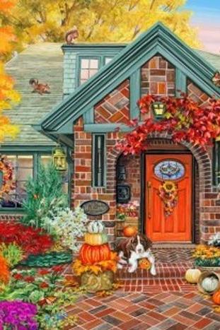 ( CRAFTS ) Visions of Fall Cross Stitch Pattern***LOOK***Buyers Can Download Your Pattern As Soon As They Complete The Purchase