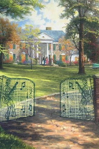 ( CRAFTS ) kinkade Graceland Cross Stitch Pattern***LOOK***Buyers Can Download Your Pattern As Soon As They Complete The Purchase