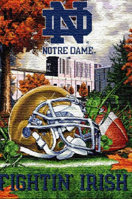 Notre Dame Fighting Irish Cross Stitch Pattern Dmc Diy ***look***buyers Can Download Your Pattern As Soon As They Complete The Purchase