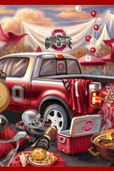 Ohio State Buckeyes Tailgate Cross Stitch Pattern***look***buyers Can Download Your Pattern As Soon As They Complete The Purchase